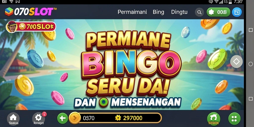 Tampilan gameplay seru dari 070SLOT yang penuh aksi Bingo.