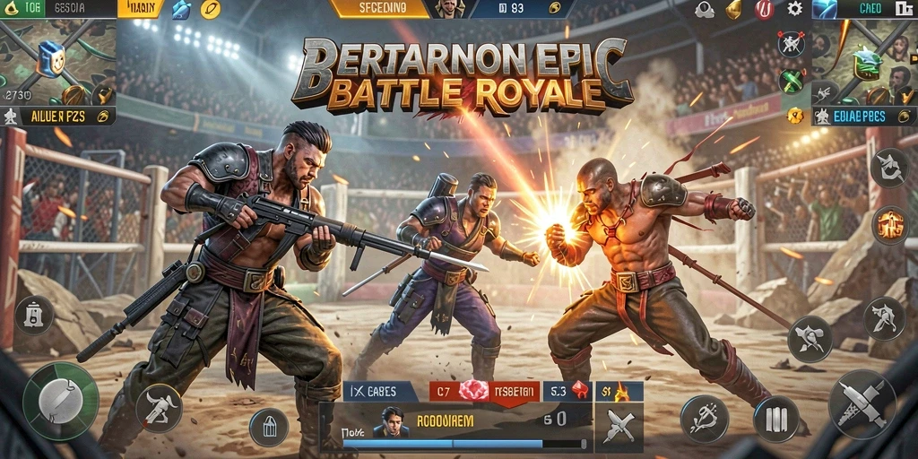 Gameplay seru dari 2739 dalam arena Battle Royale.