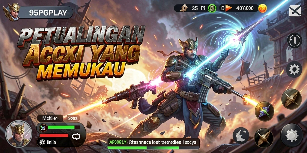 Screenshot 95PGPLAY menampilkan aksi seru dalam gameplay.