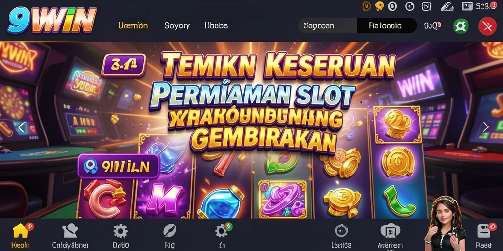 Screenshot gameplay 9WIN menampilkan gulungan Slot yang seru dan menarik.