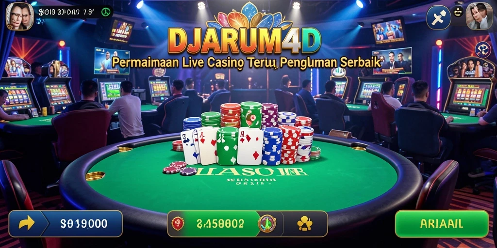 Tampilan menarik dari gameplay Live Casino DJARUM4D yang mengasyikkan.