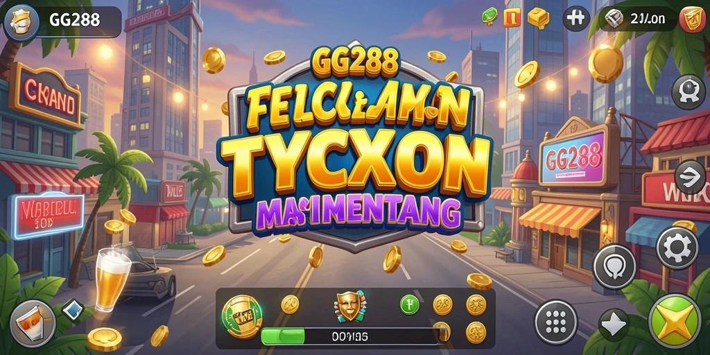 Tampilan gameplay GG288 yang menggambarkan aktivitas Tycoon.