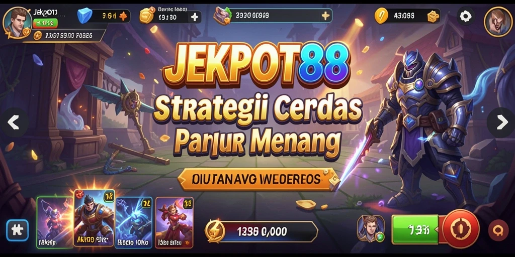 Tampilan gameplay strategi yang menarik di JEKPOT88.