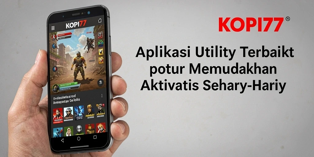 Tampilan antarmuka KOPI77 yang modern dan interaktif.