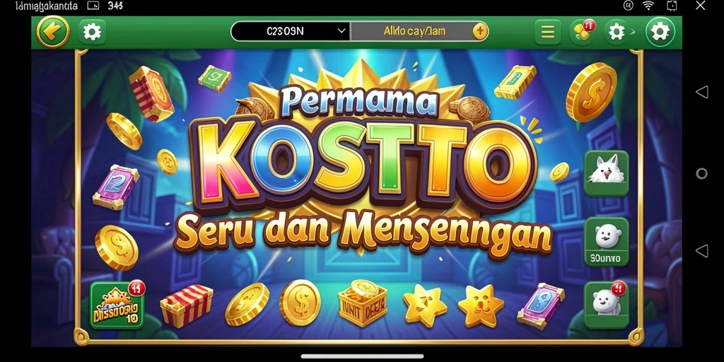 Tampilan screenshot KOSTOTO menampilkan keseruan permainan Slot yang menarik.