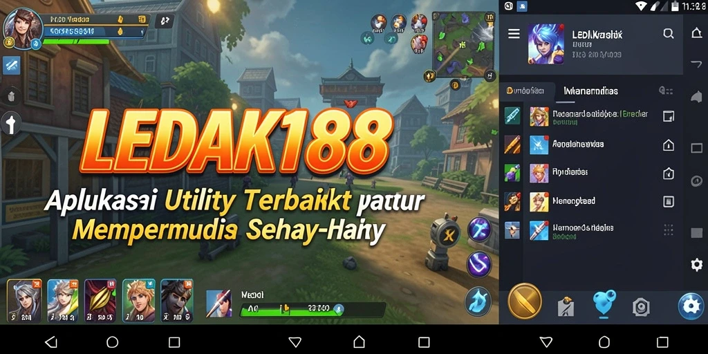 Tampilan utama <strong>LEDAK188</strong> dengan fitur-fitur Utility yang menarik.