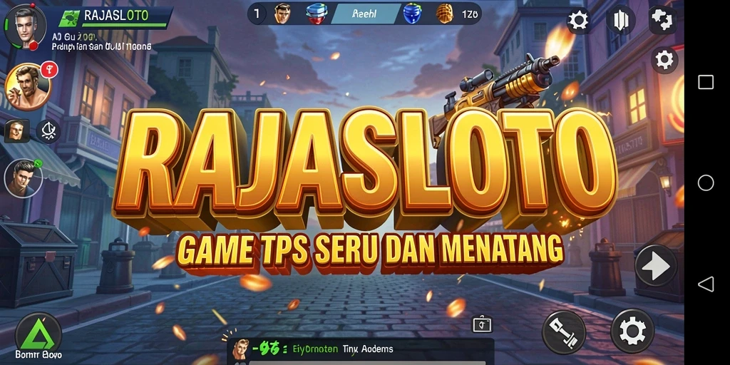 Tampilan gameplay seru dalam RAJASLOTO dengan aksi menegangkan.