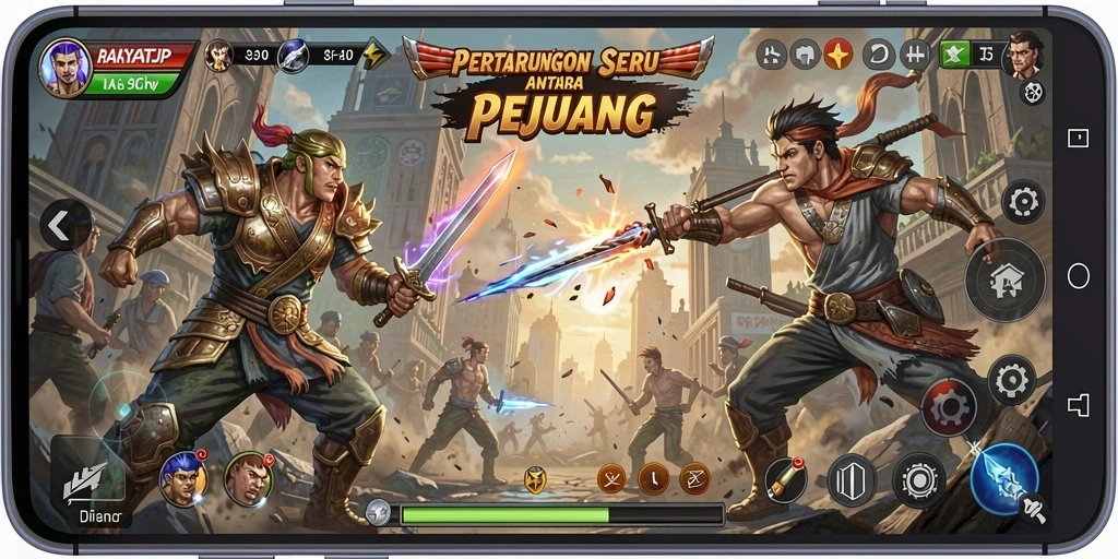 Tangkapan layar dari gameplay menarik di RAKYATJP.