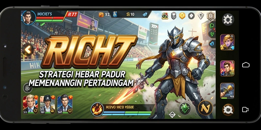 Tampilan gameplay <strong>RICH7</strong> yang menegangkan dan strategi yang mendalam.