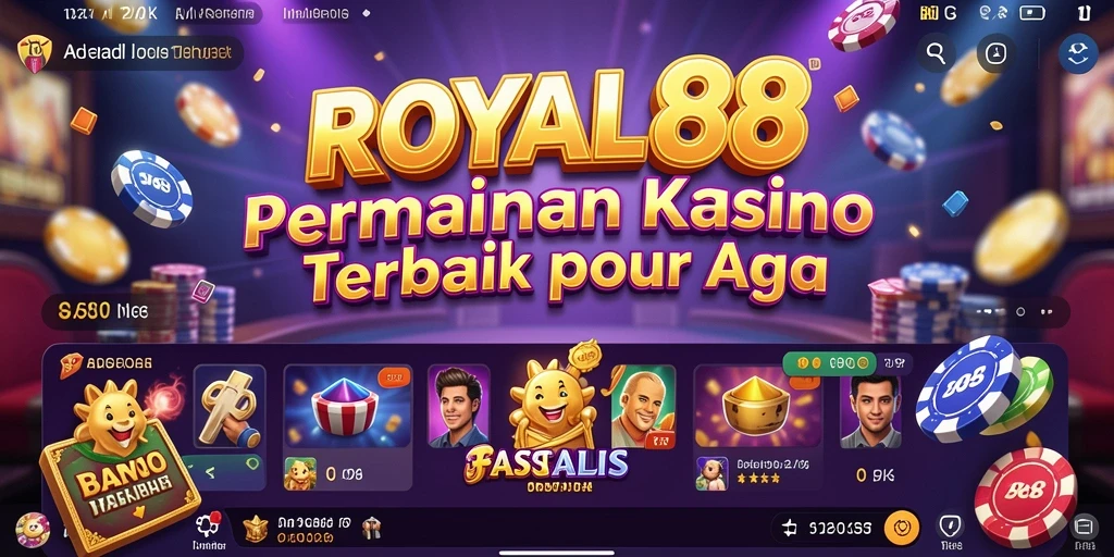 Tampilan menarik dari gameplay Kasino ROYAL88 dengan grafis yang menakjubkan.