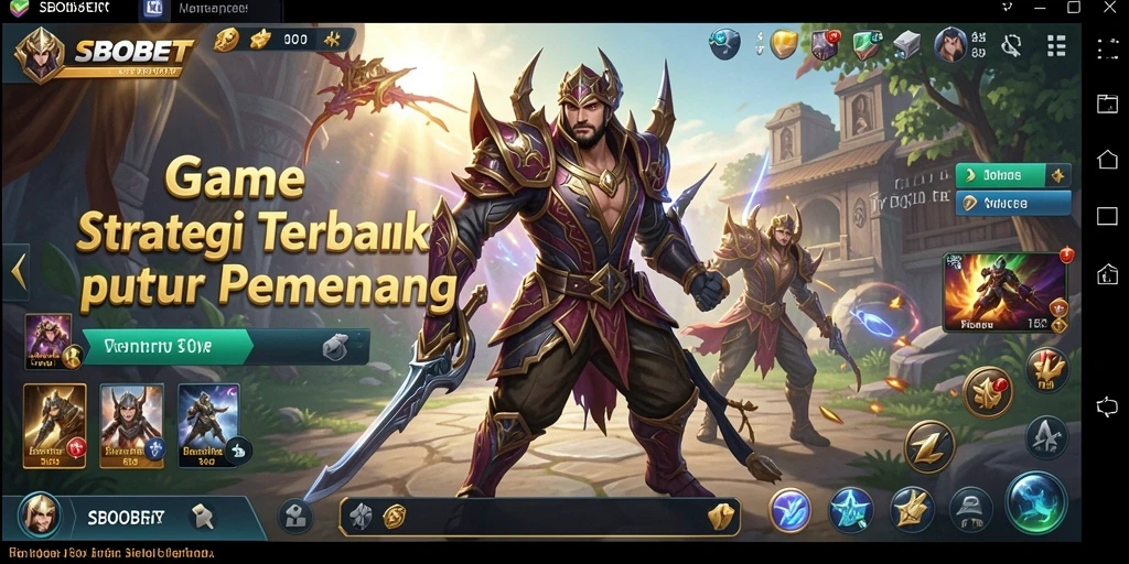 Screenshot SBOBET menampilkan gameplay strategi yang mendebarkan dan interaksif.