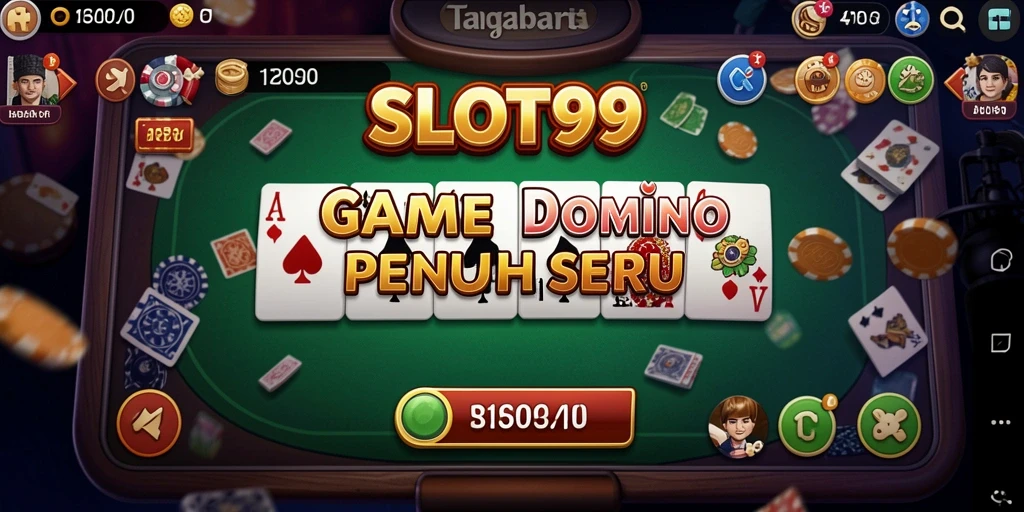 Gameplay menegangkan saat bermain Domino di SLOT99.