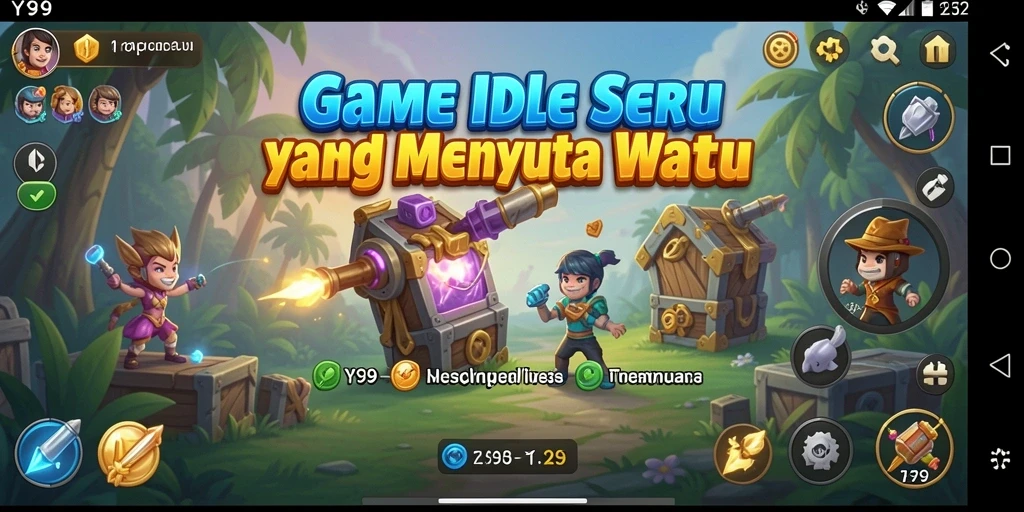 Tampilan gameplay Y89 yang menarik di layar.